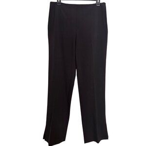 Halogen Black Dress size 8 Side Zip ankle Pants NWT Straight Leg